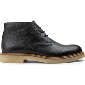 Hakiki Deri Siyah Erkek Bot