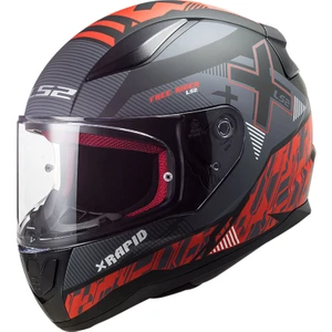 Ls2 Rapıd Xtreet Mat Siyah-Kırmızı Kask