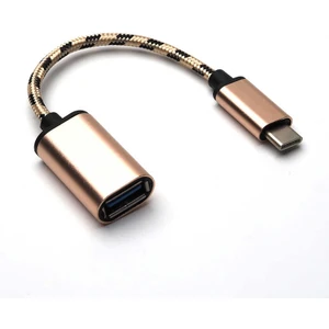 USB Type-C Otg Çevirici Adaptör Metal Kablolu Macbook Xiaomi Samsung Huawei Dönüştürücü