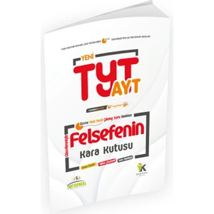 İnformal Yayınları TYT AYT Felsefenin Kara Kutusu Konu Özetli Dijital Çözümlü ÖSYM Çıkmış Soru Havuzu Bankası