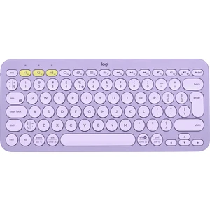 K380 Kompakt Kablosuz Bluetooth Türkçe Klavye - Lila