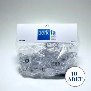 Metali Açılı Çektirme Şeffaf (1 Paket 10 Adet)