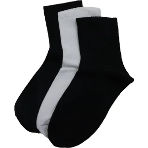 Yakamoz 3'lü Extra Rahat Unisex Spor Yarım Konç Kolej Çorap