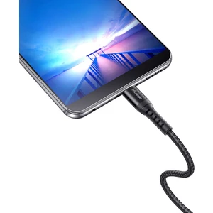 CA-2280 Micro USB Hızlı Data-Şarj Kablosu 0.2m-Siyah