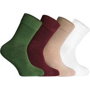 Nova Socks Erkek 4'lü Bambu Lastiksiz Sıkmayan ik Çorap /  Çorabı