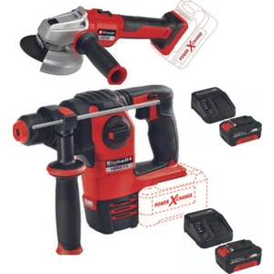Herocco 18V Kırıcı Delici Axxio 18/115 Q Avuç Taşlama 2X4.0AH Kömürsüz Set