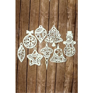 Yılbaşı Ağacı Süsü 8 Li Yılbaşı Süsü Noel Süsü Christmas Ornament