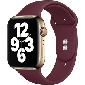 M/l Beden Apple Watch 2 3 4 5 6 7 Uyumlu Se  42 mm Klasik Silikon Kordon