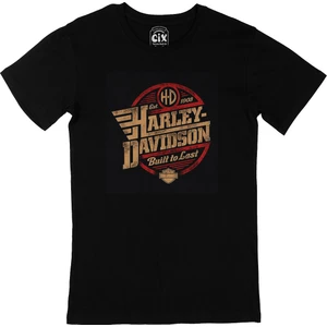 Harley Design Siyah Tişört