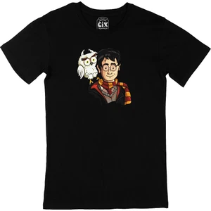 Harry Potter Hedwig Siyah Tişört