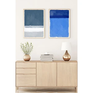 Ahşap Çerçeveli Minimalist Tablo