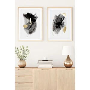 Ahşap Çerçeveli Minimalist Tablo
