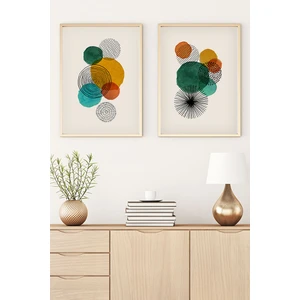 Ahşap Çerçeveli Minimalist Tablo