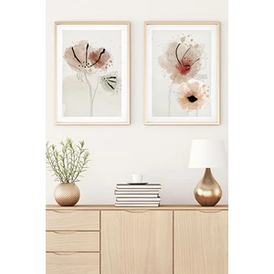 Ahşap Çerçeveli Minimalist Tablo