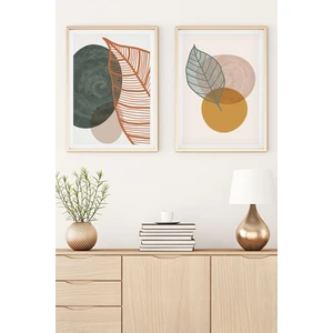 Ahşap Çerçeveli Minimalist Tablo