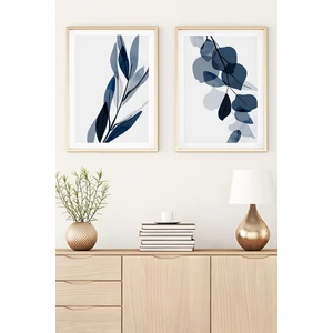 Ahşap Çerçeveli Minimalist Tablo