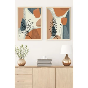 Ahşap Çerçeveli Minimalist Tablo