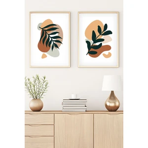 Ahşap Çerçeveli Minimalist Tablo