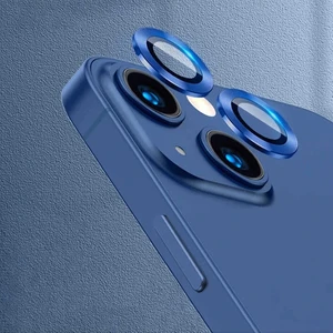 iPhone 14  Uyumlu Kamera Mercek Lens Için Koruyucu MAVİ