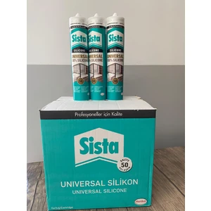 Universal %100 Silikon Şeffaf 280 ml 15'li Paket