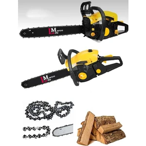 Marco Life Alman Benzinli Tam Profesyonel Çift Egzozlu 8.9 Hp Benzinli Ağaç Kesim Bıçkı Motoru Testeresi