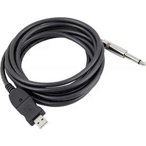 4844 6.3mmu Jack To Çevirici USB Gitar Adaptör Kablosu