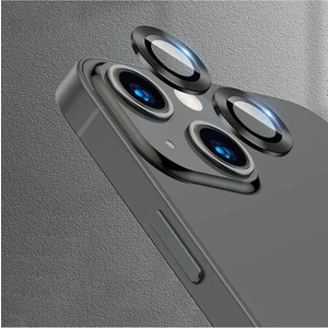 Apple iPhone 12  Uyumlu Kamera Mercek Lens Için Koruyucu BLACK