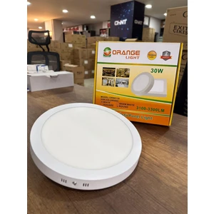 30W Sıva Üstü LED Panel (Yuvarlak) (Beyaz)
