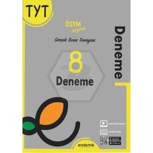 Endemik Yayınları TYT 8 Deneme