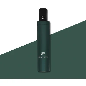 Unisex Otomatik Uv Şemsiye Yağmur Veya Parıltı Çift Kullanımlı Şemsiye Güneş Geçirmez Seyahat Vinil Şemsiye Katlanabilir Katlanır Şemsiye