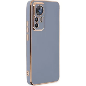 Xiaomi Mi 12T Pro Kılıf Olive Plated Lavanta Grisi