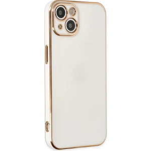 Apple iPhone 14 Plus Kılıf Olive Plated Beyaz