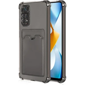 Xiaomi Redmi Note 11 Card Slot Shock Kılıf Füme