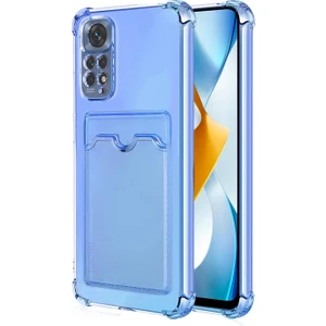 Xiaomi Redmi Note 11S Card Slot Shock Kılıf Mavi