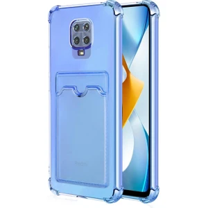 Xiaomi Redmi Note 9s Card Slot Shock Kılıf Mavi