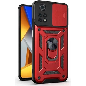 Xiaomi Poco M4 Pro 4g Kılıf Impact Resistant Kırmızı