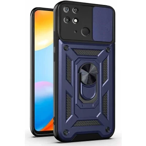 Xiaomi Redmi 10C Kılıf Impact Resistant Lacivert