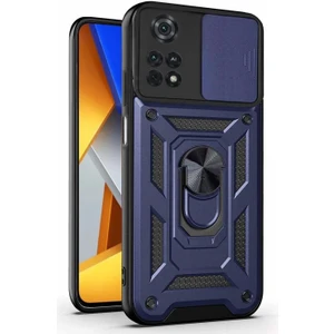 Xiaomi Poco M4 Pro 4g Kılıf Impact Resistant Lacivert