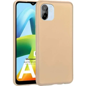 Matte Silicone Xiaomi Redmi A1 Kılıf Gold