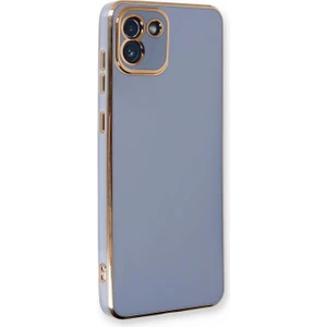 Samsung Galaxy A03 Kılıf Olive Plated Lavanta Grisi