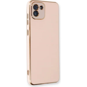 Samsung Galaxy A03 Kılıf Olive Plated Pembe