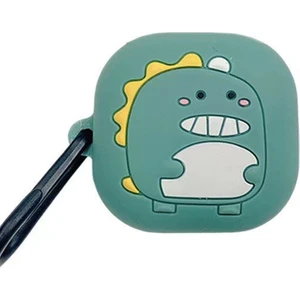 Samsung Galaxy Buds 2 ile Uyumlu Karakter Görünümlü Cartoon Kılıf Green Monster