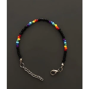 Store Atak Handmade El Yapımı Siyah Renkli Rainbow Lgbtq Pride Bileklik