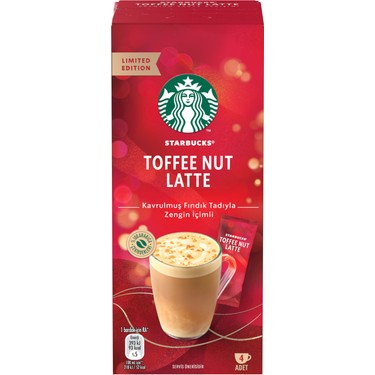 Starbucks Toffee Nut Latte Kahve Karışımı 4 x 23 gr Fiyatı