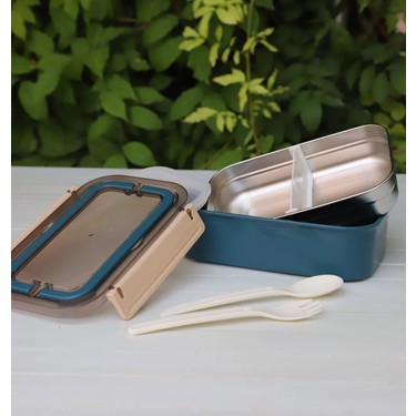 Backpacker Paslanmaz Çelik Yemek Termosu 800ML Lacivert Fiyatı