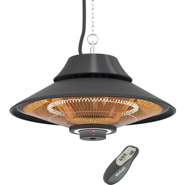 Mirkraft Elirg R.c. 2000 W Uzaktan Kumandalı Elektrikli Isıtıcı Karbon Fiber LED Işıklı