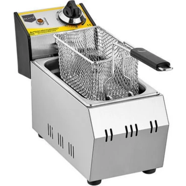 Remta R90 3 Lt Tekli Kapaklı Elektrikli Fritöz 2500