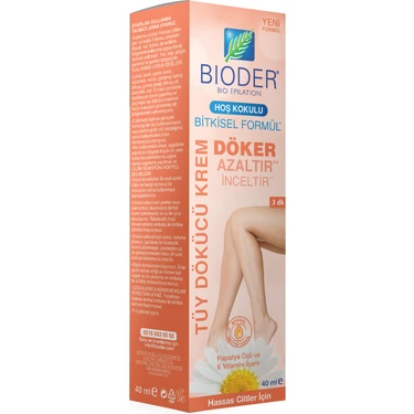 Bioder Tüy Dökücü Krem Hassas Ciltler İçin 40