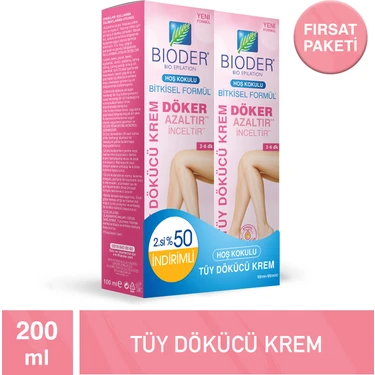 Bioder Tüy Dökücü Krem 2x100