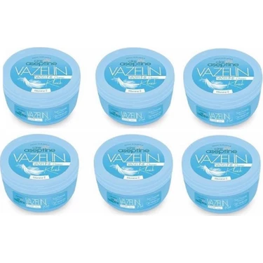 Cire Aseptine Vazelin Klasik 6 Adet 150 ml Hızlı Emilim ve Nemlendirici